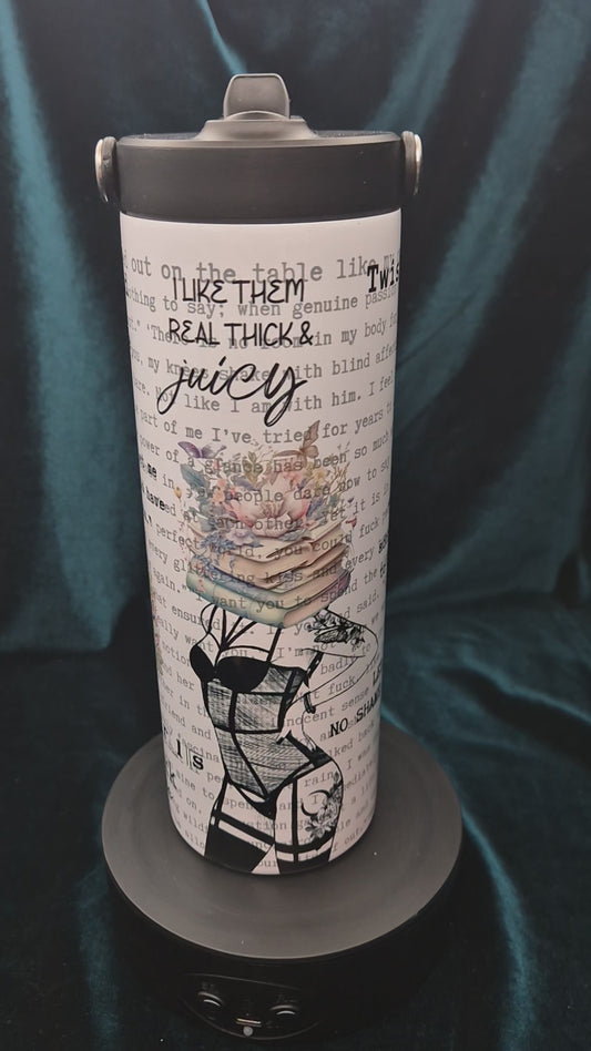 BOOKTOK dual drink bottle tumbler #35