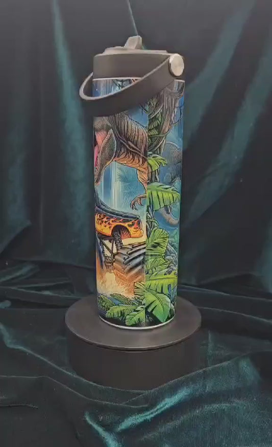 JURASSIC MONSTER TRUCK dual drink bottle tumbler #37