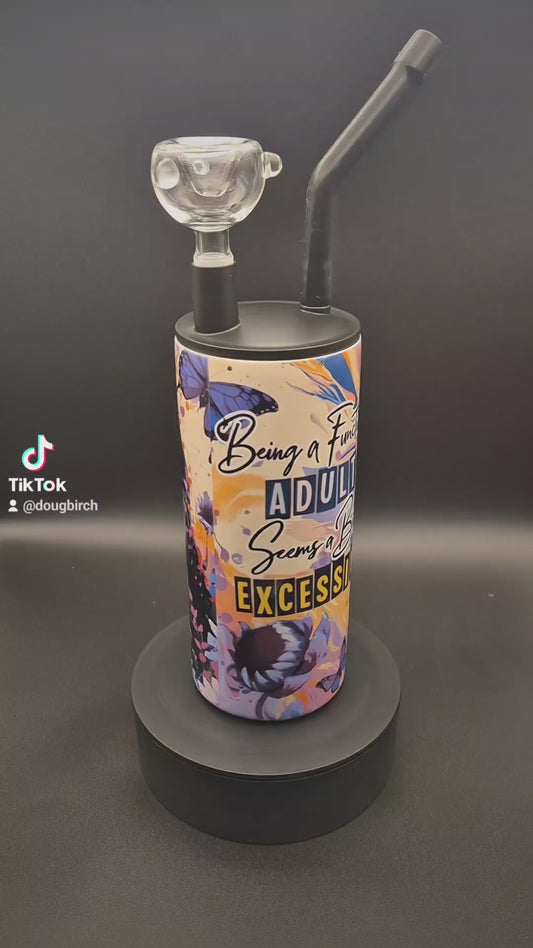 Custom 'Adulting' Hookah