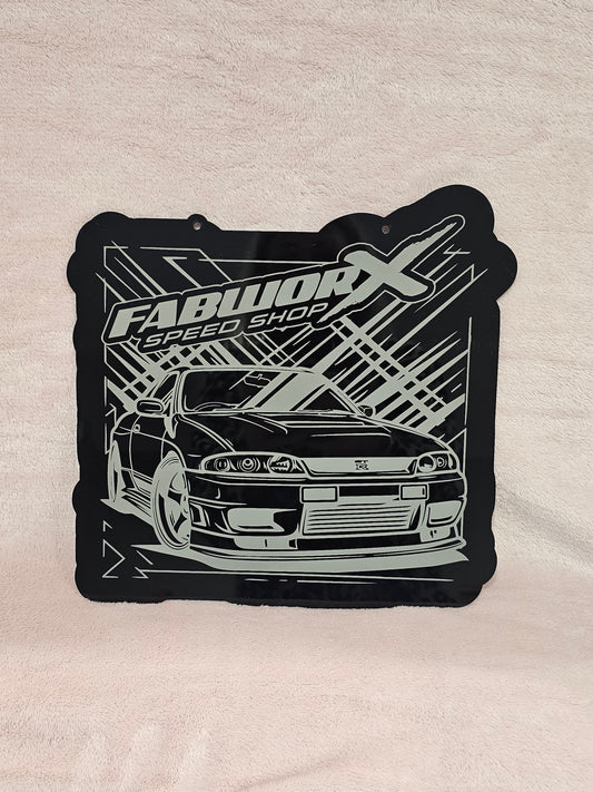 Fabworx Speed Shop - Acrylic Wall hanging